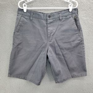 Hurley Mens Cz Chino Walkshorts Gray Size 33
